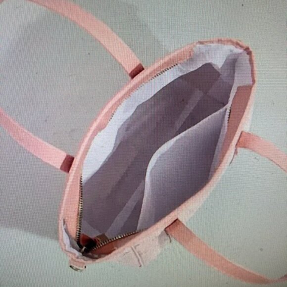 Hello Kitty Leather Handbag, Pink# - Picture 3 of 3